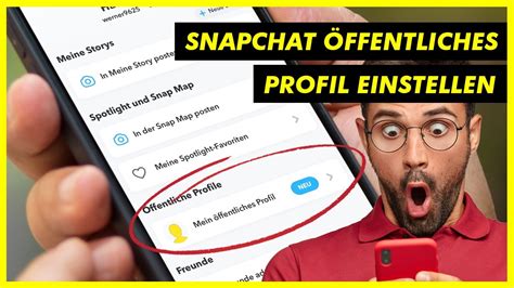 öffentliches profil snapchat|Snapchat Öffentliches Profil einstellen Deutsch